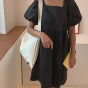 Minimalistic casual style soft PU leather hobo bag