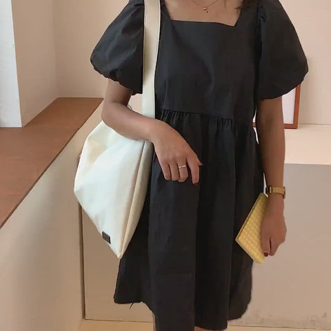 Minimalistic casual style soft PU leather hobo bag