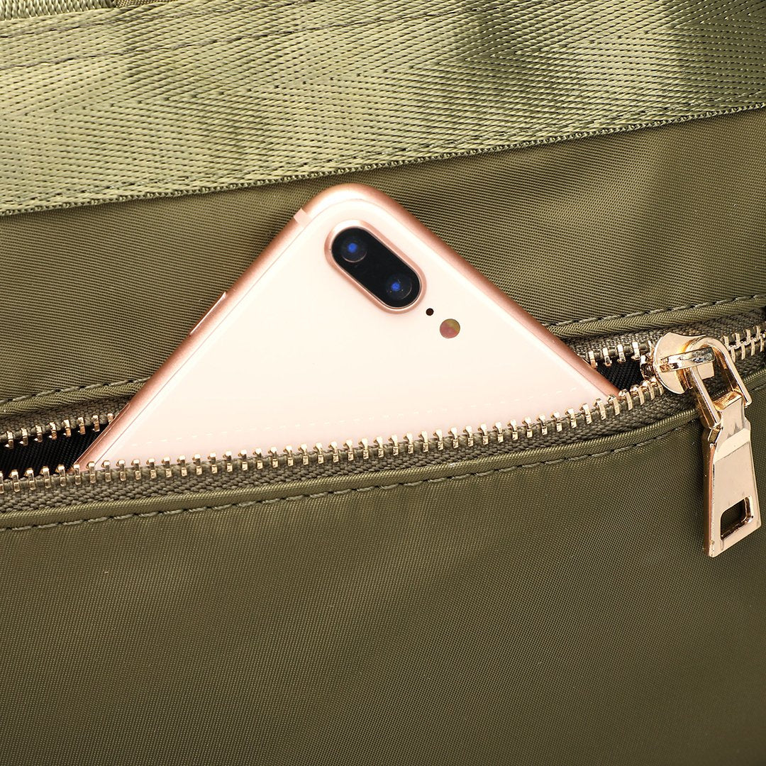 Classic water-repellent nylon backpack