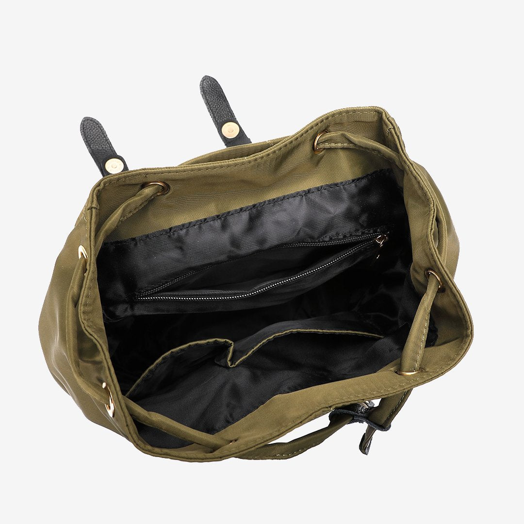 Classic water-repellent nylon backpack