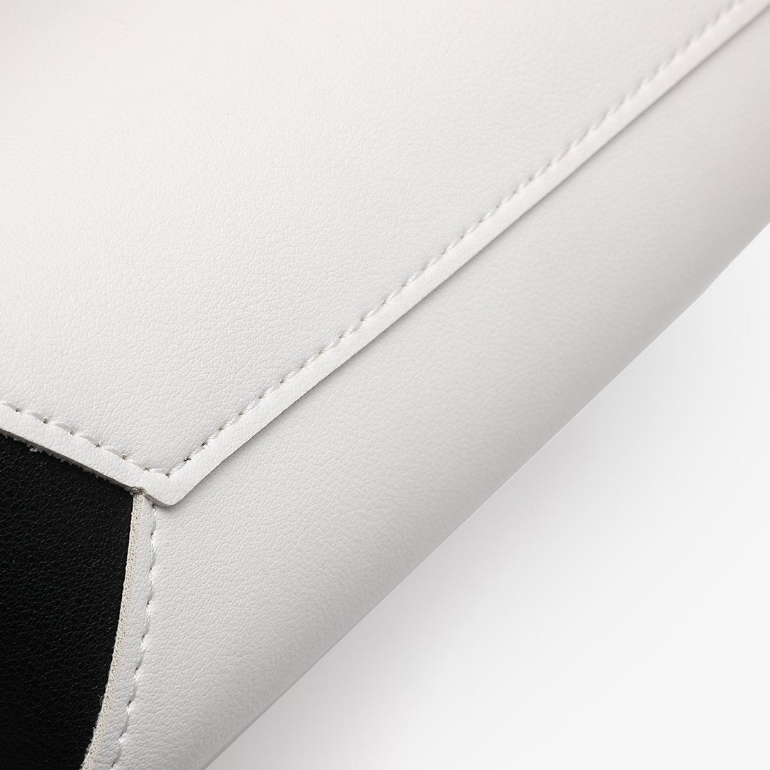 Colourblock PU leather 2-in-1 crossbody bag