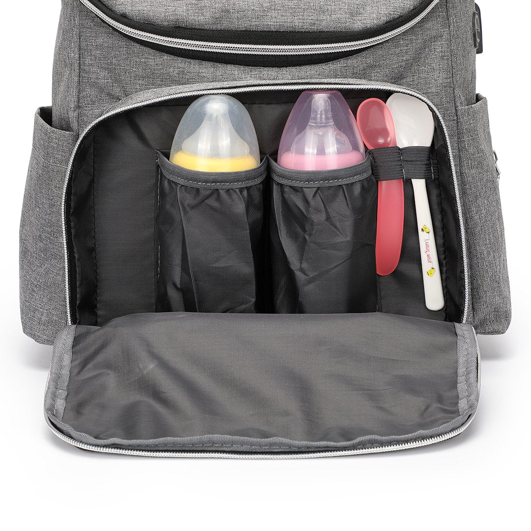 Functional nylon backpack