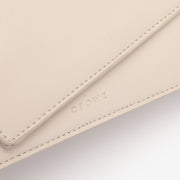 Asymmetric flap PU leather crossbody bag