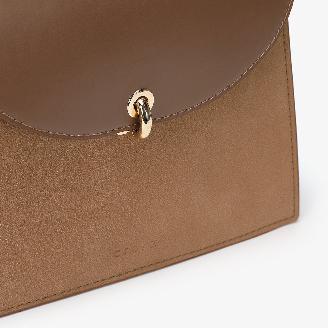 Loop turn lock convertible crossbody bag