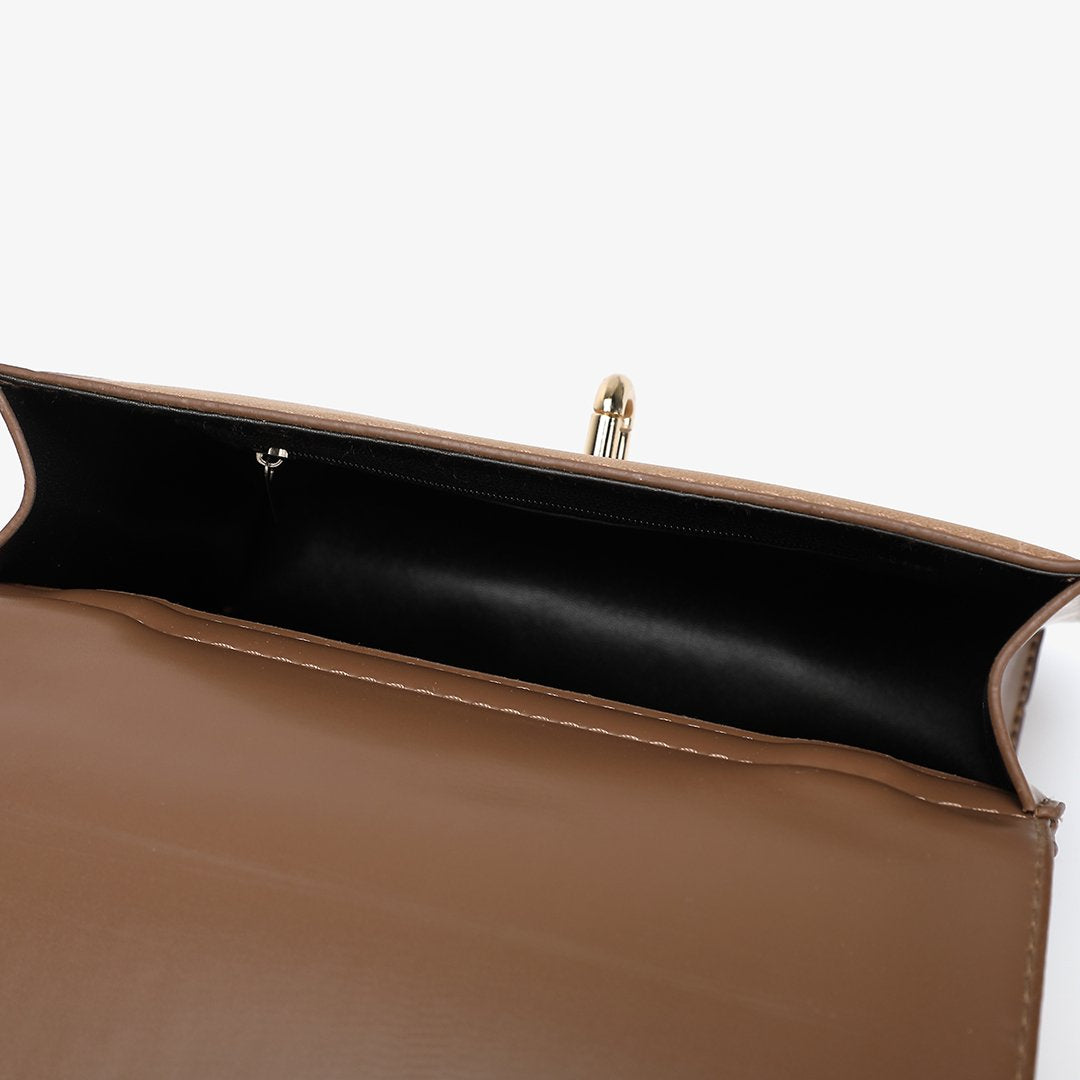 Loop turn lock convertible crossbody bag