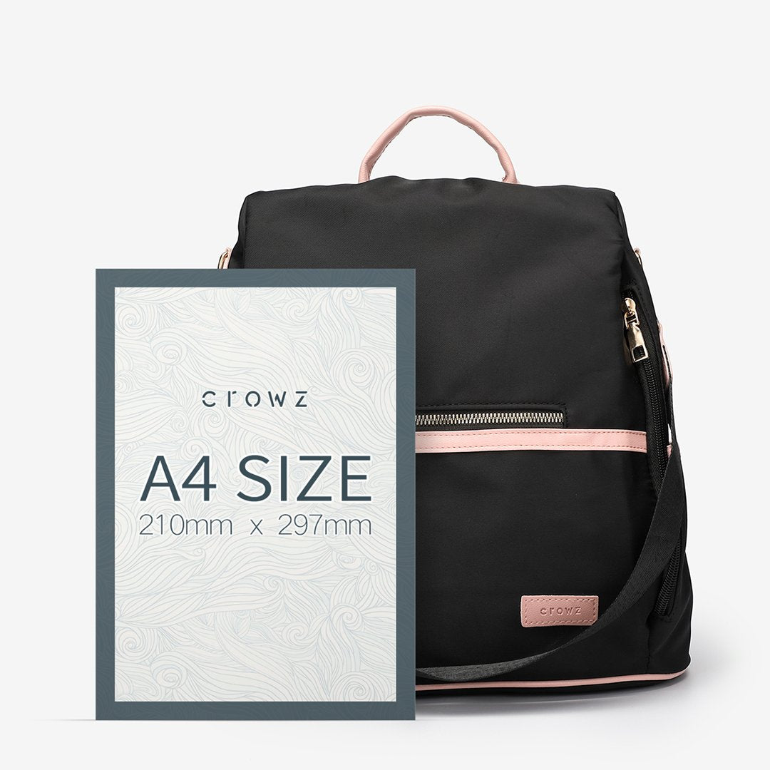 Multi-functional nylon backpack