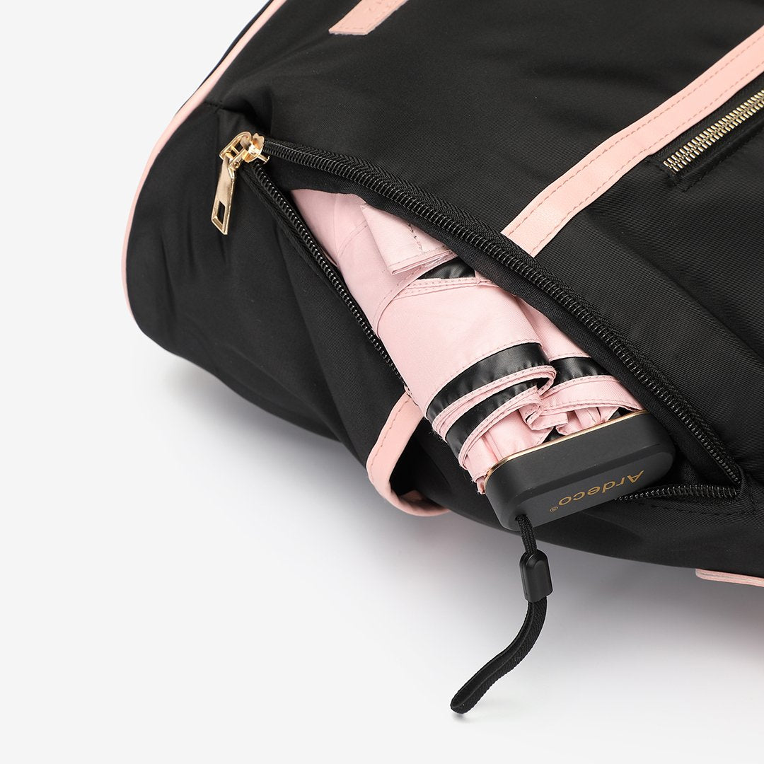 Multi-functional nylon backpack