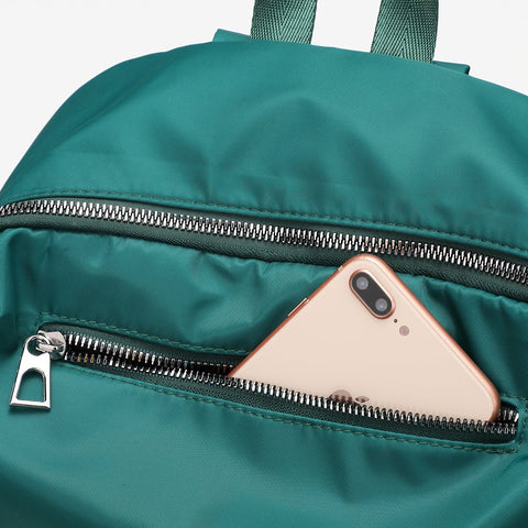 Colourblock unisex nylon backpack