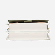 Faux suede flap PU leather crossbody bag (Extra strap)