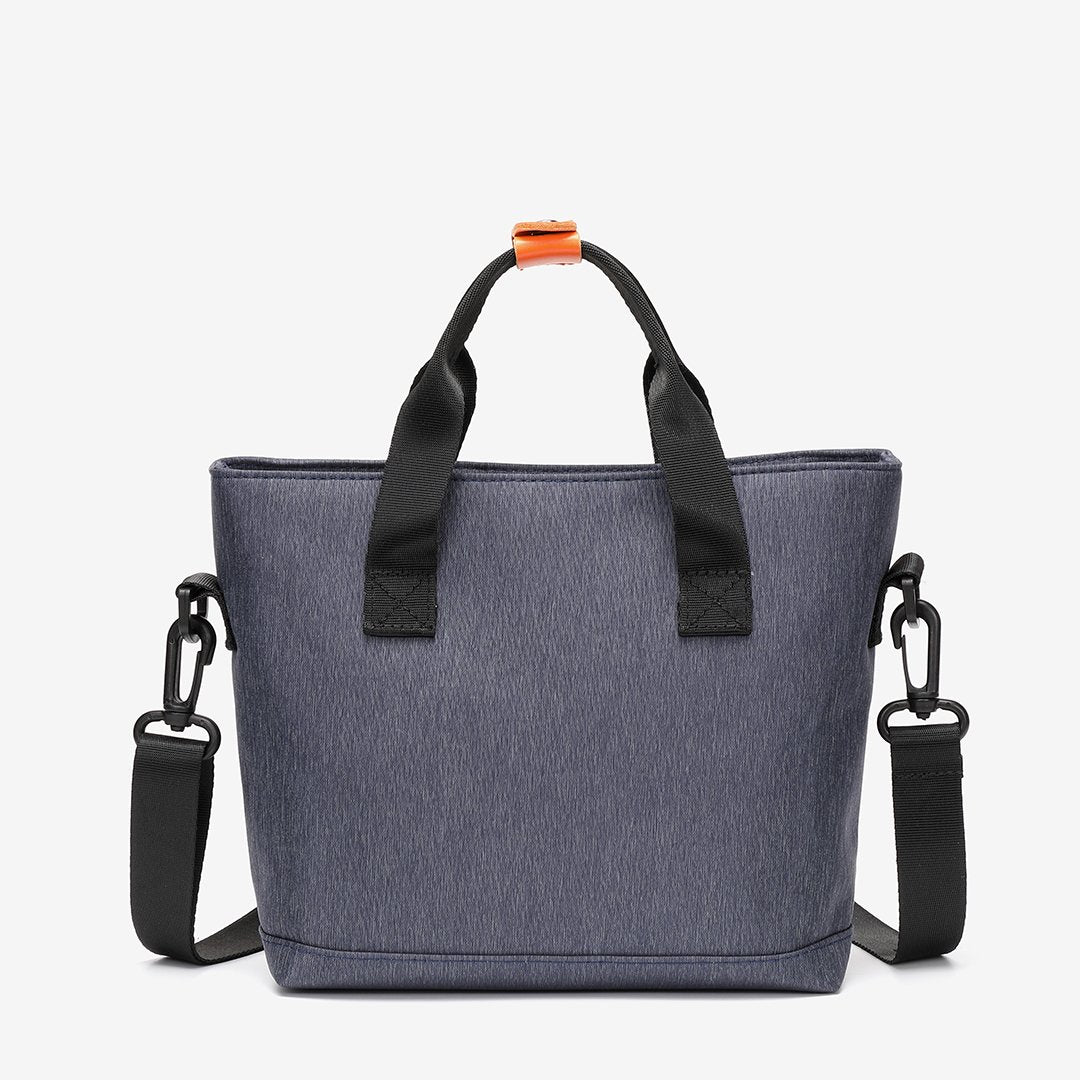 Top-handle nylon crossbody bag