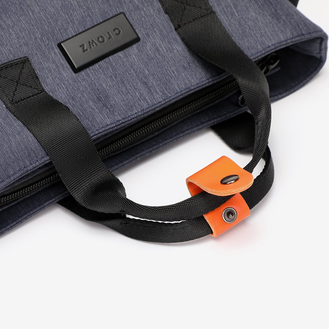 Top-handle nylon crossbody bag