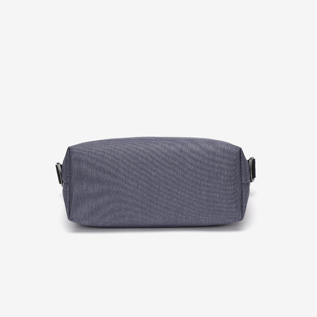 Top-handle nylon crossbody bag