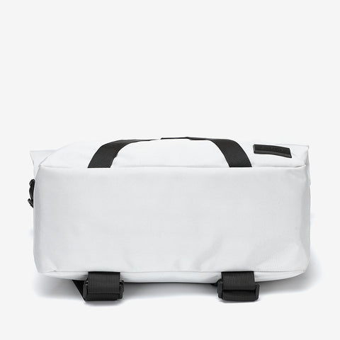 Rolled top dual-purpose unisex canvas bag