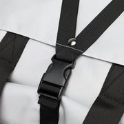Rolled top dual-purpose unisex canvas bag