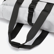 Rolled top dual-purpose unisex canvas bag