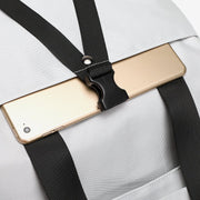 Rolled top dual-purpose unisex canvas bag