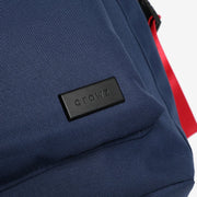Colourblock top handle unisex nylon backpack
