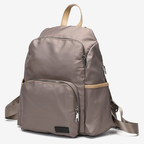 Zip around unisex nylon backpack