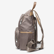 Zip around unisex nylon backpack