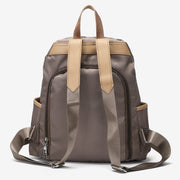 Zip around unisex nylon backpack
