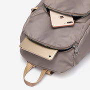 Zip around unisex nylon backpack