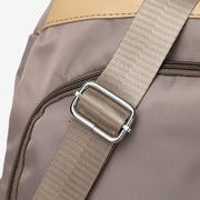 Zip around unisex nylon backpack