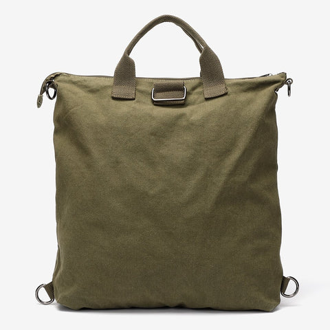 Unisex 3-way carry canvas bag