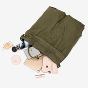 Unisex 3-way carry canvas bag