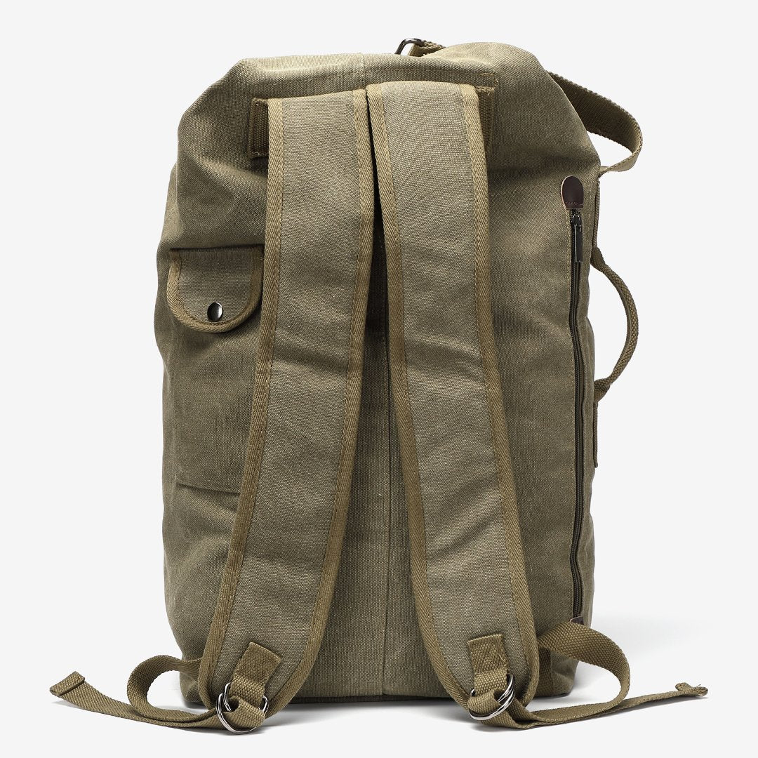 Large unisex canvas backpack