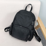 Zip around unisex nylon backpack
