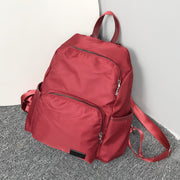 Zip around unisex nylon backpack