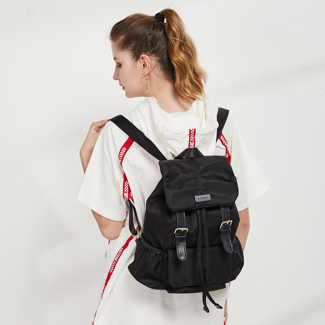 Classic water-repellent nylon backpack