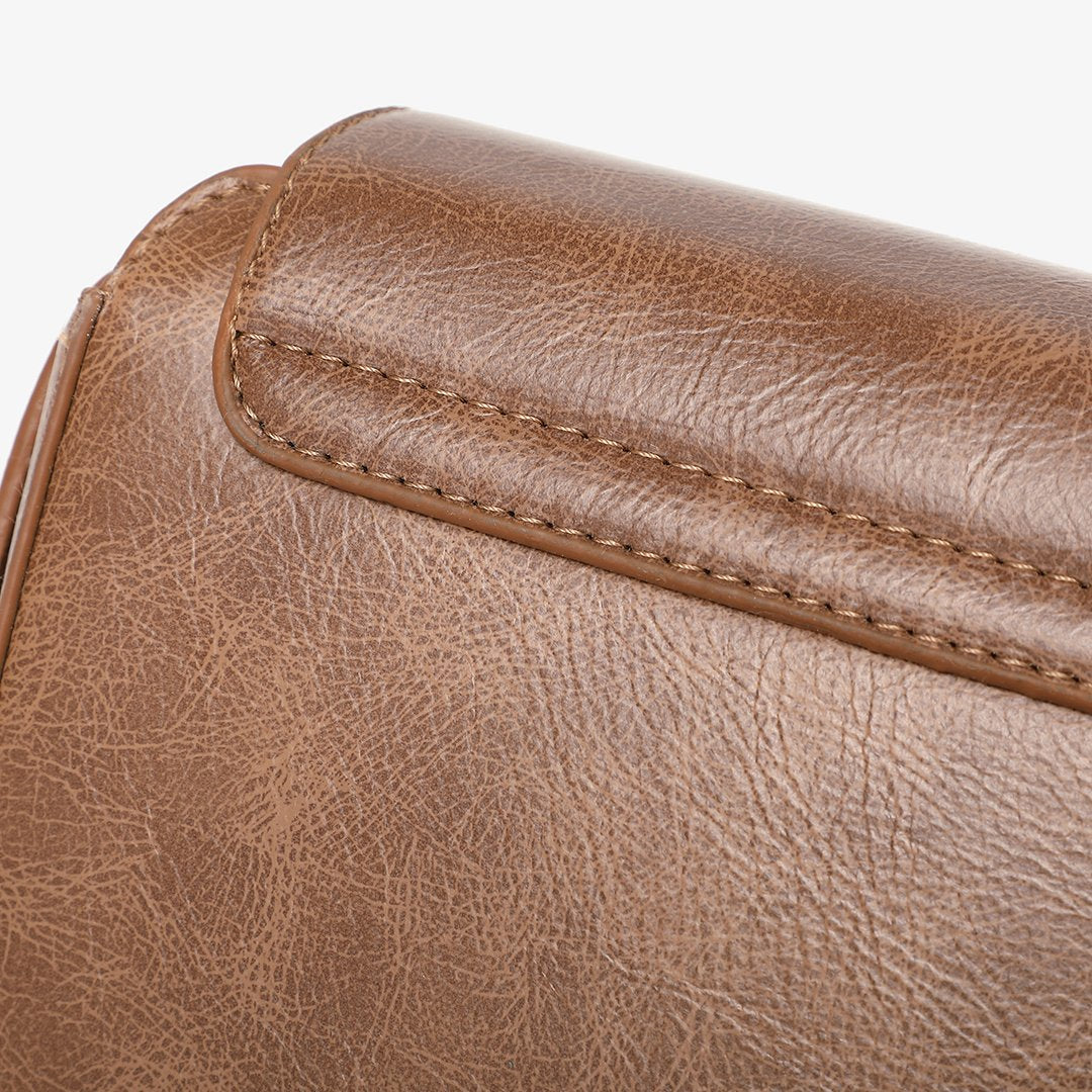 Loop turn lock boxy crossbody bag