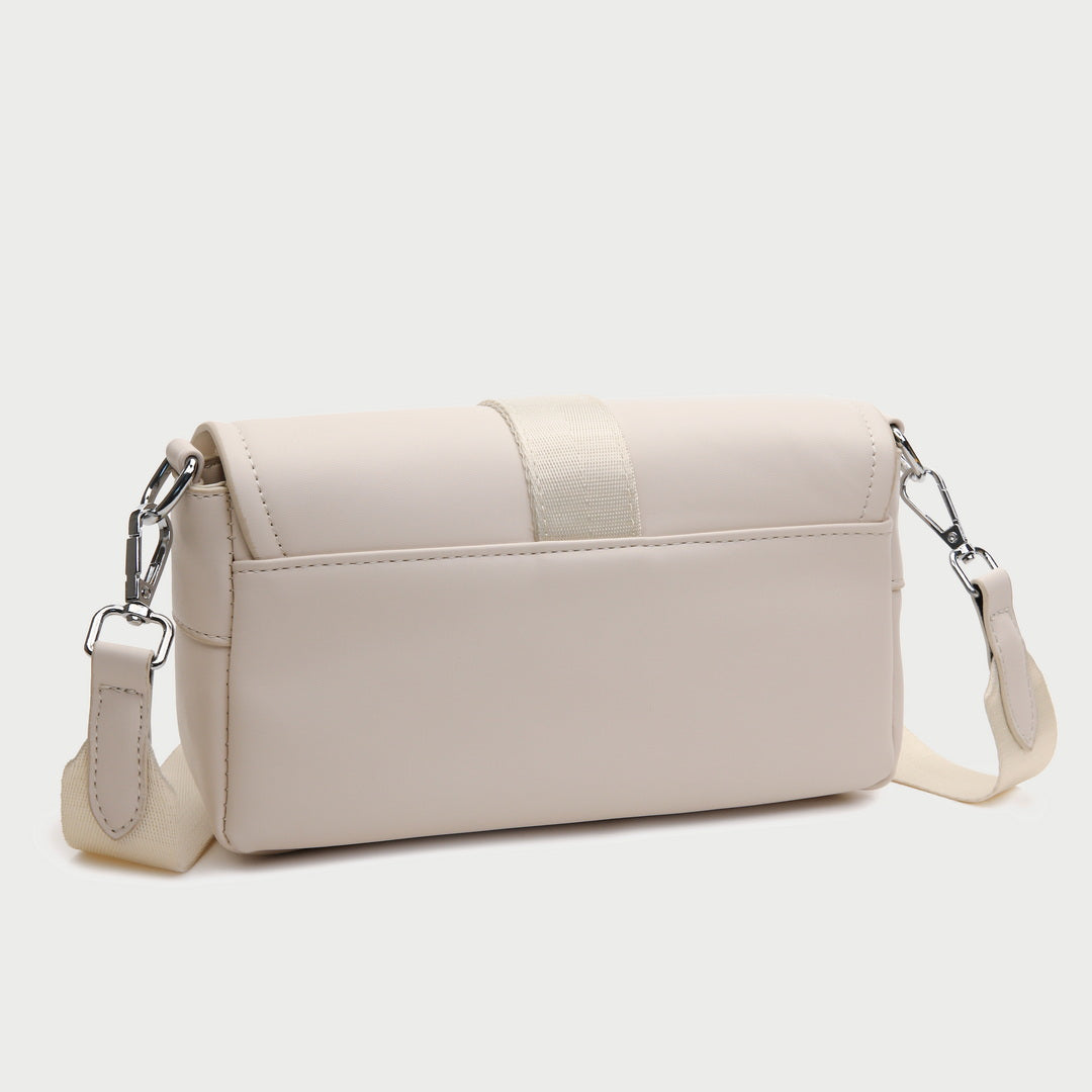 Metal buckle strap mini pouch accessory PU leather crossbody bag