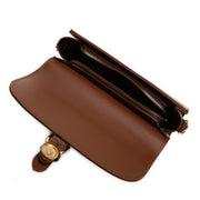 Retro buckle strap flap style PU leather crossbody bag