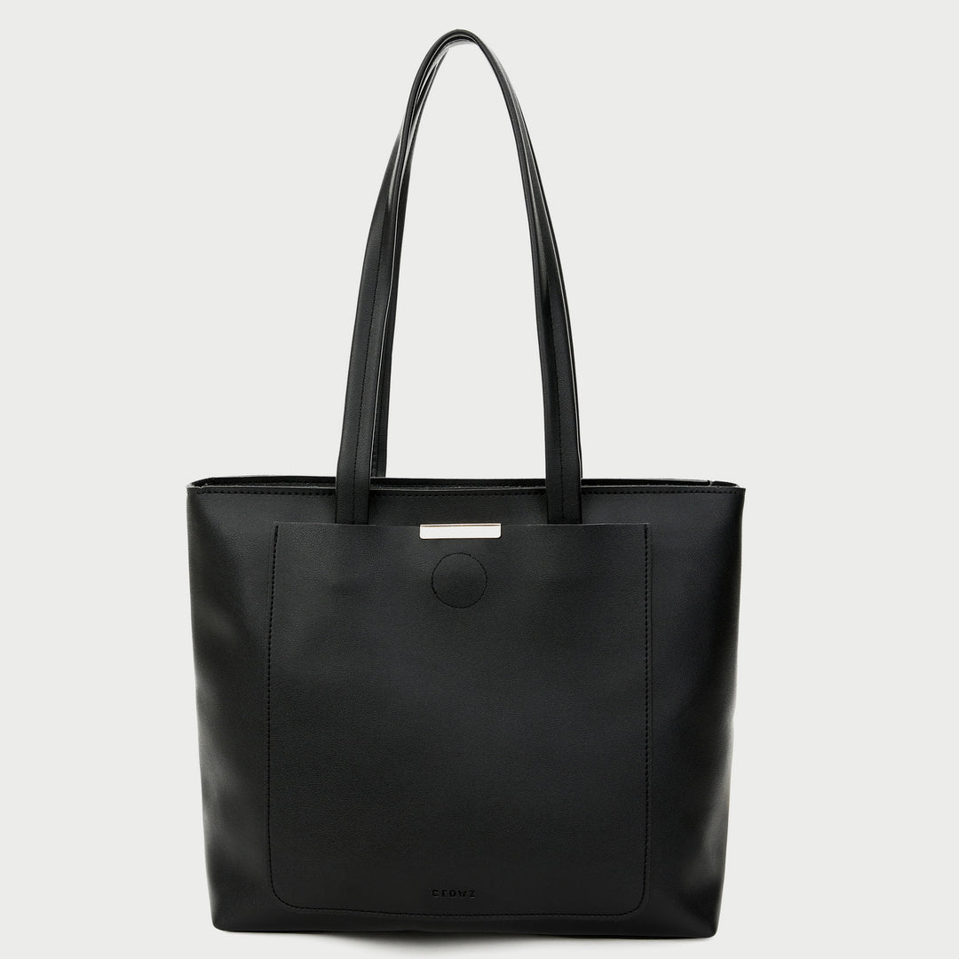 Timeless roomy 2-in-1 PU leather tote bag