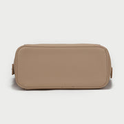Topstitching PU leather 2-in-1 bucket bag