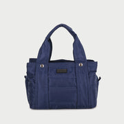 Multiple compartment lightweight quilted nylon handbag (Medium)