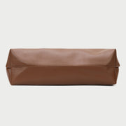 Roomy soft PU leather shoulder bag (2-in-1 style)