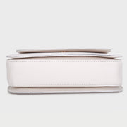 Minimalistic flap-style PU leather shoulder bag (With an extra strap)