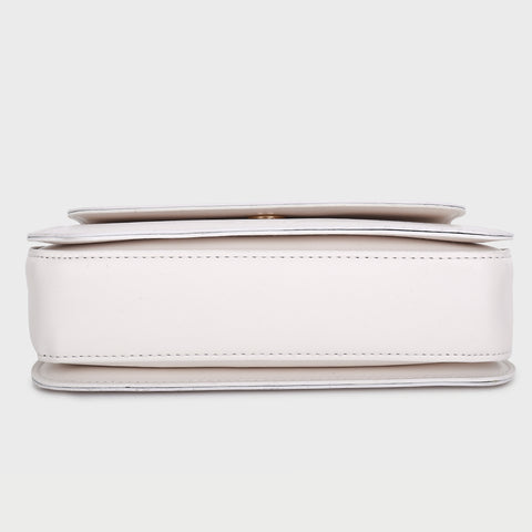 Minimalistic flap-style PU leather shoulder bag (With an extra strap)