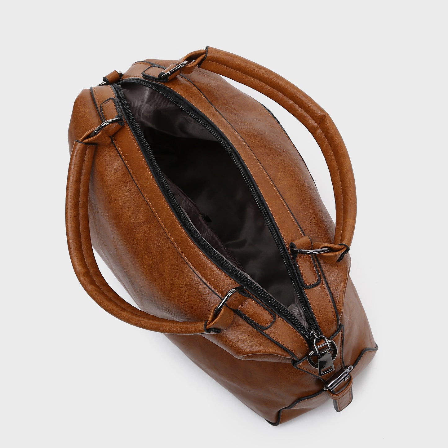 Retro PU leather crossbody doctor bag