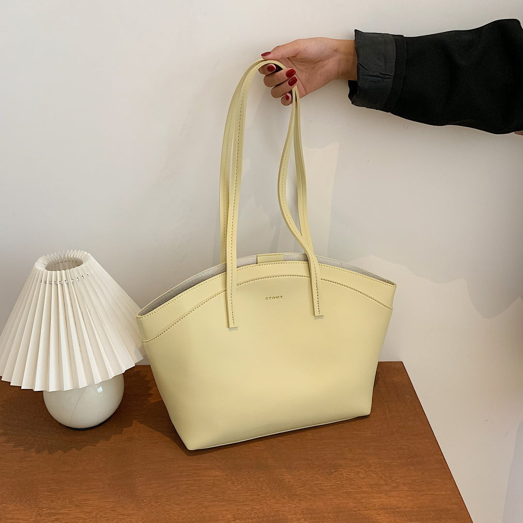Streamlined PU leather shoulder bag (2-in-1 set)
