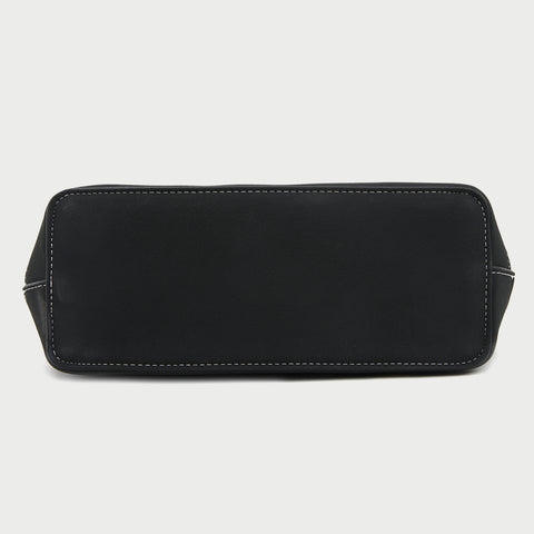 Modern metal-closure flap sculptural faux suede crossbody bag