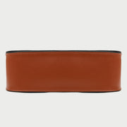 Minimalistic flap-style PU leather crossbody bag (With an optional strap)