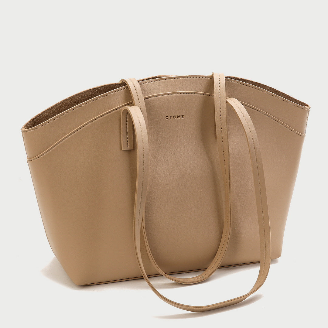 Streamlined PU leather shoulder bag (2-in-1 set)