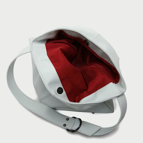 Minimalistic casual style soft PU leather hobo bag