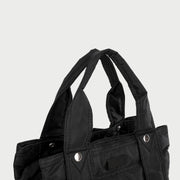 Multiple compartment lightweight quilted nylon handbag (Small)