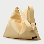 Minimalistic casual style soft PU leather hobo bag