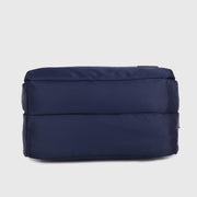 Top handle zip compartment minimalistic unisex nylon backpack